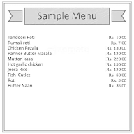 Food Safari menu 1