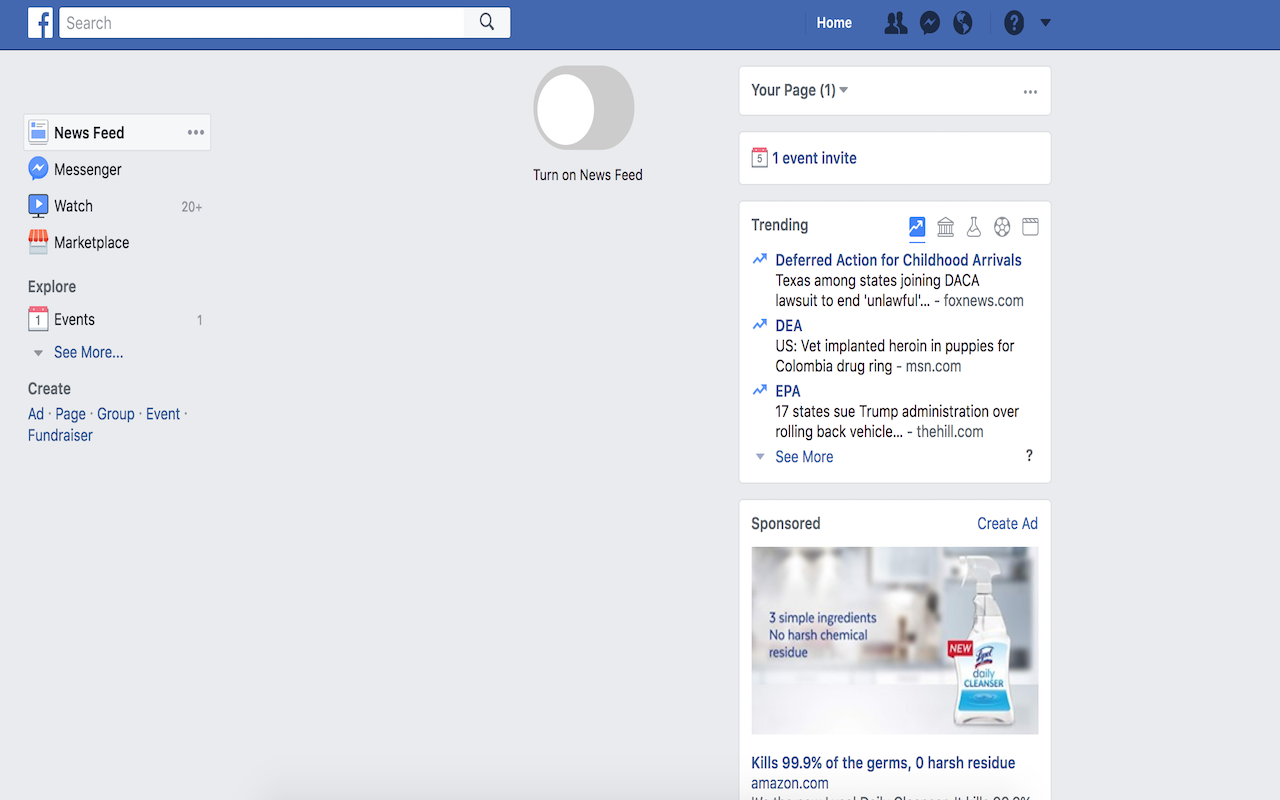 Facebook News Feed and Chat Remover Preview image 0