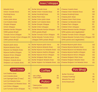 New South Indian Idli Wada And Dosa Center menu 1