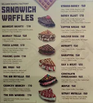 Belgian waffle Factory menu 2