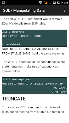 SQL - Certification Tutorial