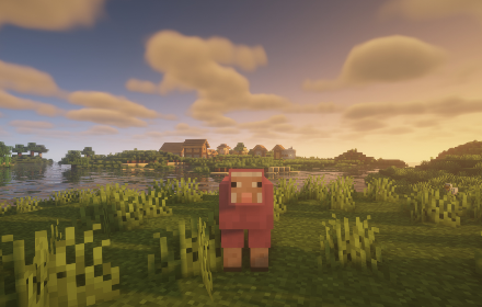 Pink sheep from minecraft small promo image