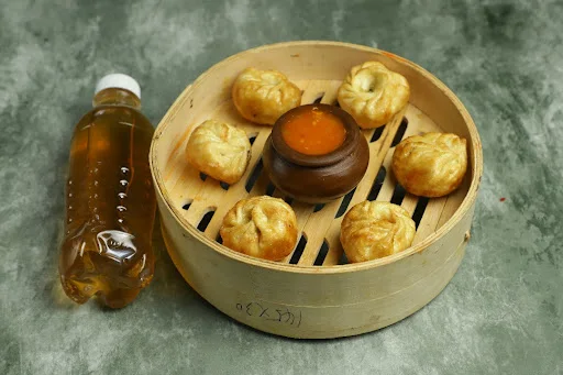 Veg Fried Momos + Ice Tea