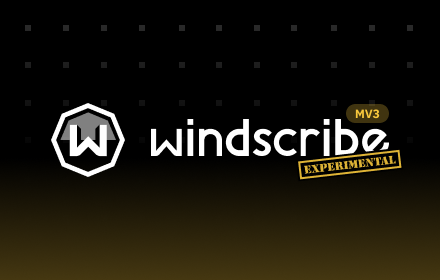 Windscribe - Experimental MV3 small promo image