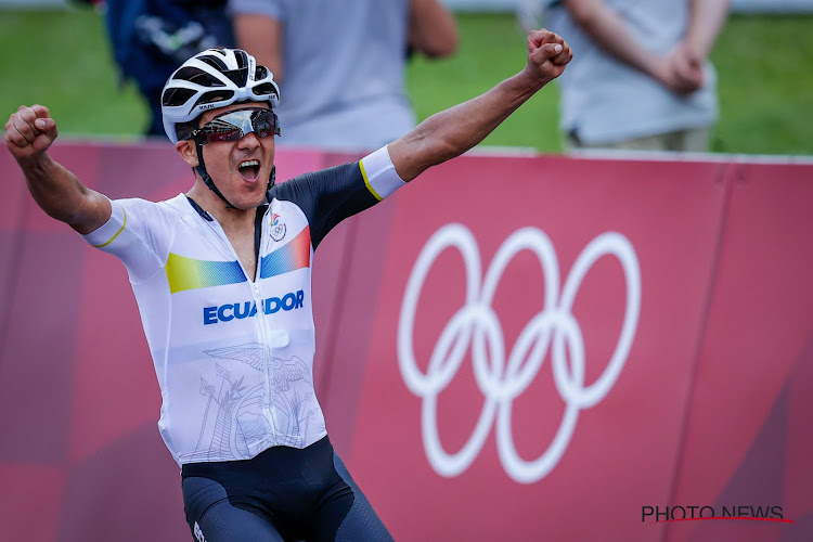 Van Aert kloppen in Tokio het hoogtepunt voor Carapaz: "We bouwden van in het begin op naar de Spelen"