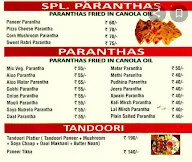 Multani Parantha menu 1