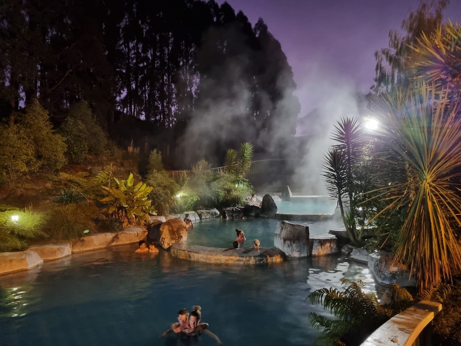 Wairakei Terraces Hot Pools - hottest, coolest and medium temperature pools