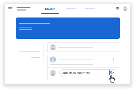 クラス ストリームに投稿する パソコン Classroom ヘルプ