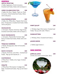 Triple D Bar & Restaurant menu 1