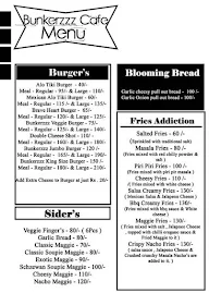 Bunkerzzz Cafe menu 4