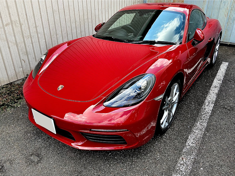 718 ケイマンのポルシェ・ケイマン・洗車・CCウォーターゴールド・ホイールコーティングに関するカスタム事例の投稿画像1枚目