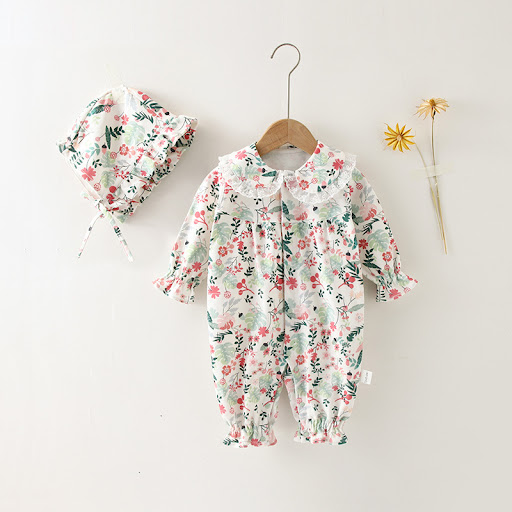 Title 5, Baby Girl Newborn Romper Onesie, soft and comfo...