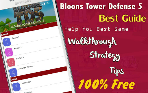 Guide for Bloons Tower Defense