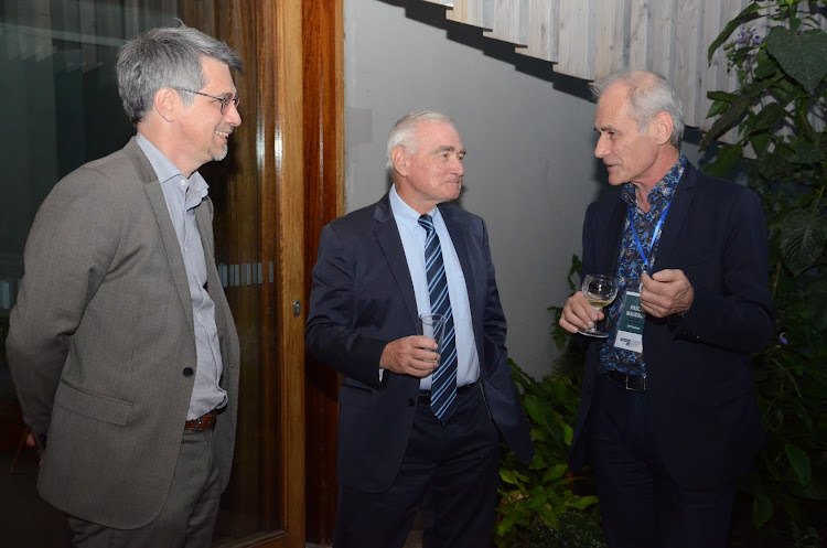 French embassy regional health counsellor Dr Pierre Yves Bello, entrepreneur Gean Louis Menger and Toulouse INP vice president international affairs Pascal Maussion