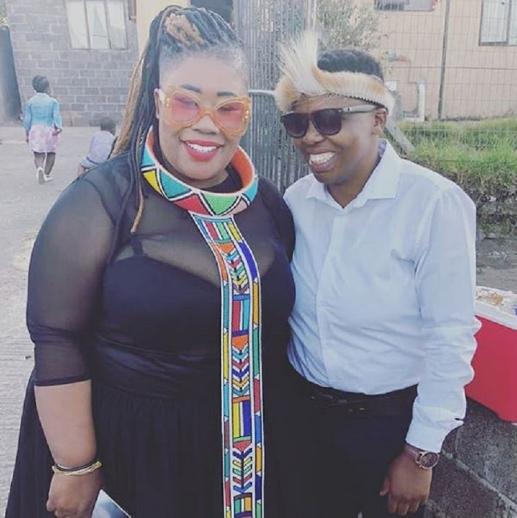 Nomsa Buthelezi and her partner.