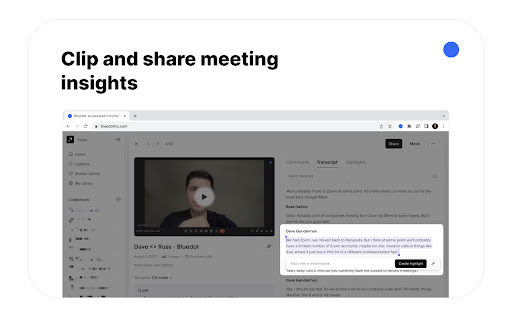 Bluedot: AI Meeting Recorder & Notetaker