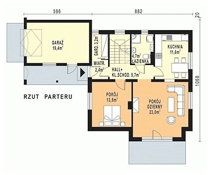 WB-3995 - Rzut parteru