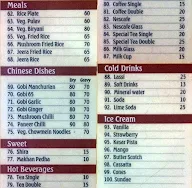 Cafe Bhonsle menu 1