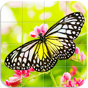 Tile Puzzle Butterflies  Icon