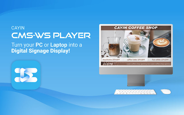 CAYIN CMS-WS Player chrome extension