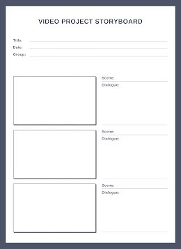 infographic storyboard template