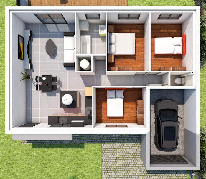 Vente maison neuve 5 pièces 75 m² à Bohal (56140), 169 060 €