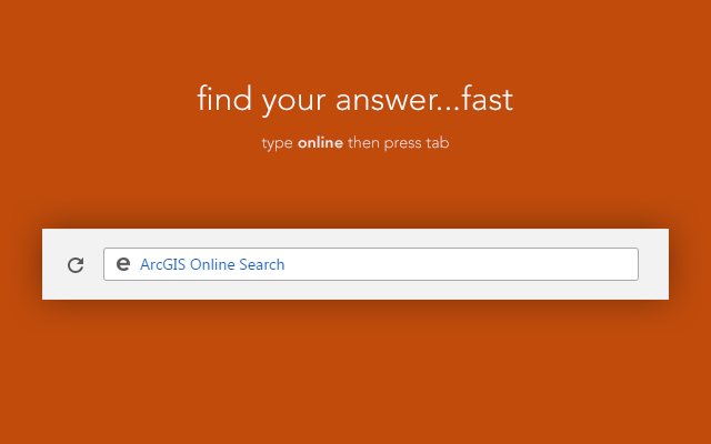 ArcGIS Online Search