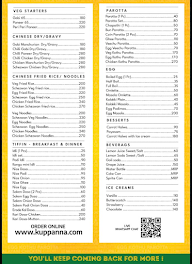 Junior Kuppanna menu 2