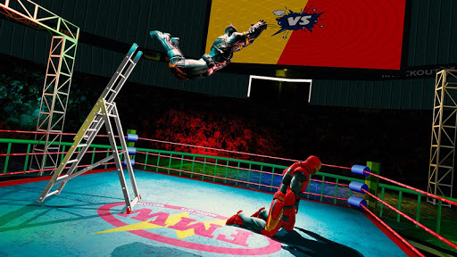 Superhero Wrestling Battle Arena Ring Fighting