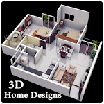 Cover Image of ดาวน์โหลด 3D Home Designs 3 APK