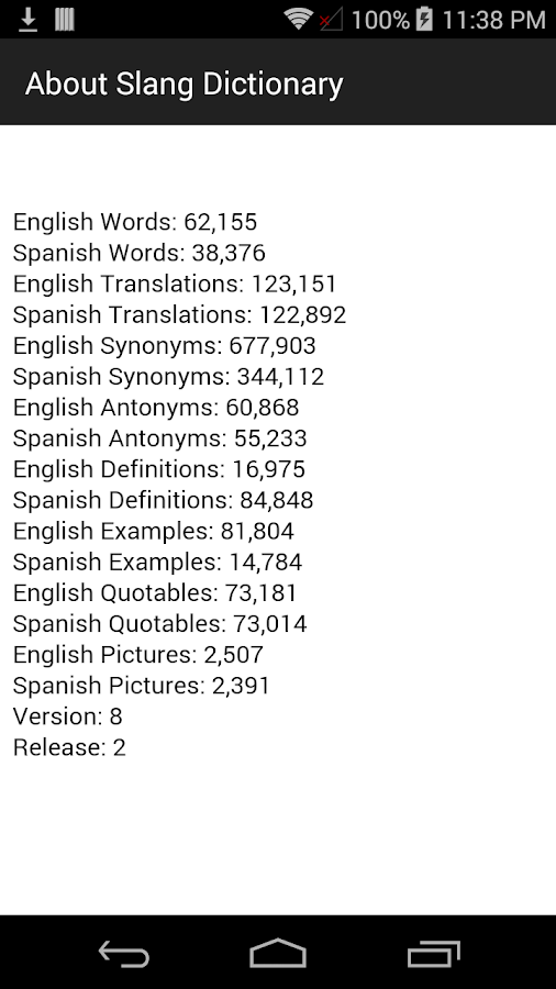 English Spanish Slang Dictionary Android Apps on Google Play