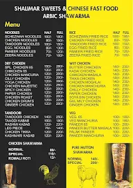 Shalimar Sweets menu 3