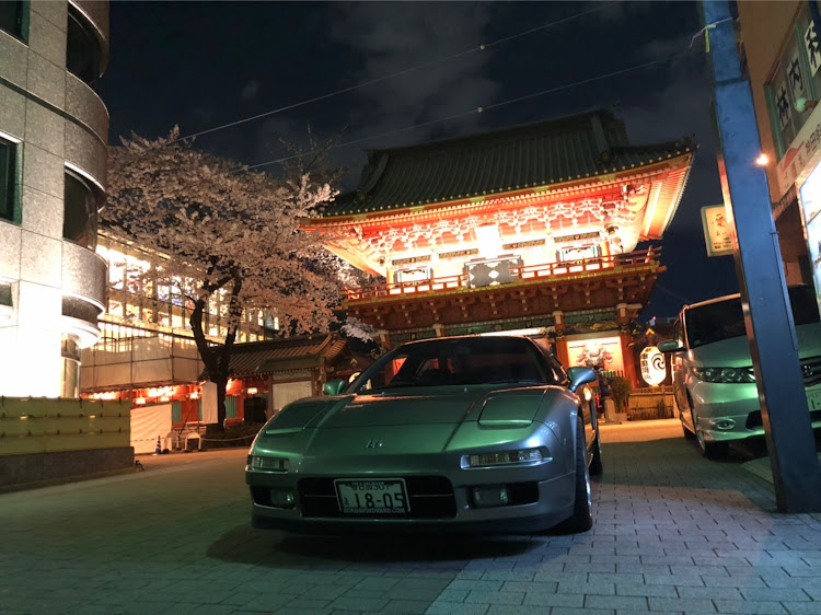 NSXの秋葉原の帰り・神田明神・都内やばい・神社にしては観光地化されててあんまりエモくないに関するカスタム事例の投稿画像1枚目