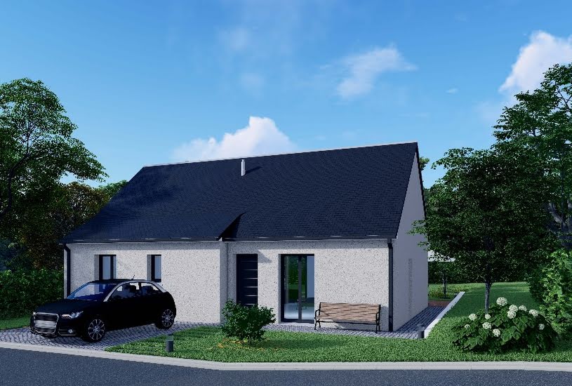  Vente Terrain + Maison - Terrain : 534m² - Maison : 85m² à Sainte-Maure-de-Touraine (37800) 