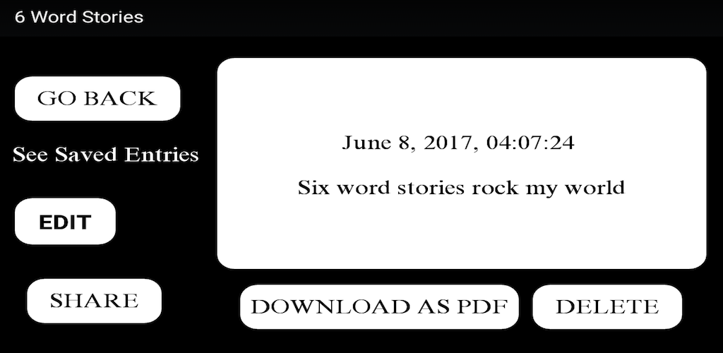 6 Words stories. Fifty Words stories funny.