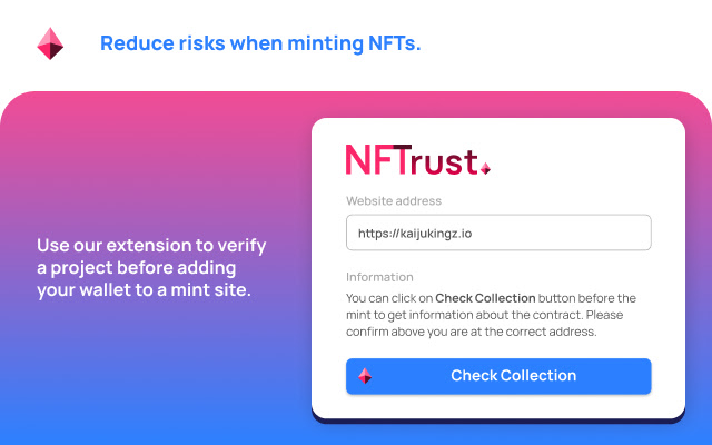 NFTrust chrome extension