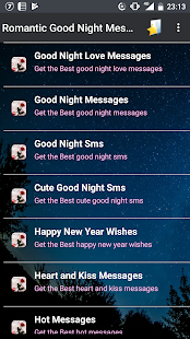 Romantic Good Night Messages banner