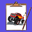 How to Draw Monster Truck Easy