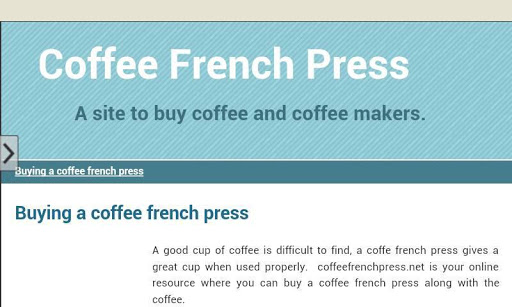 Coffee French Press