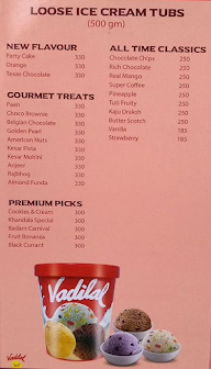 Vadilal - Scoop Shop menu 2