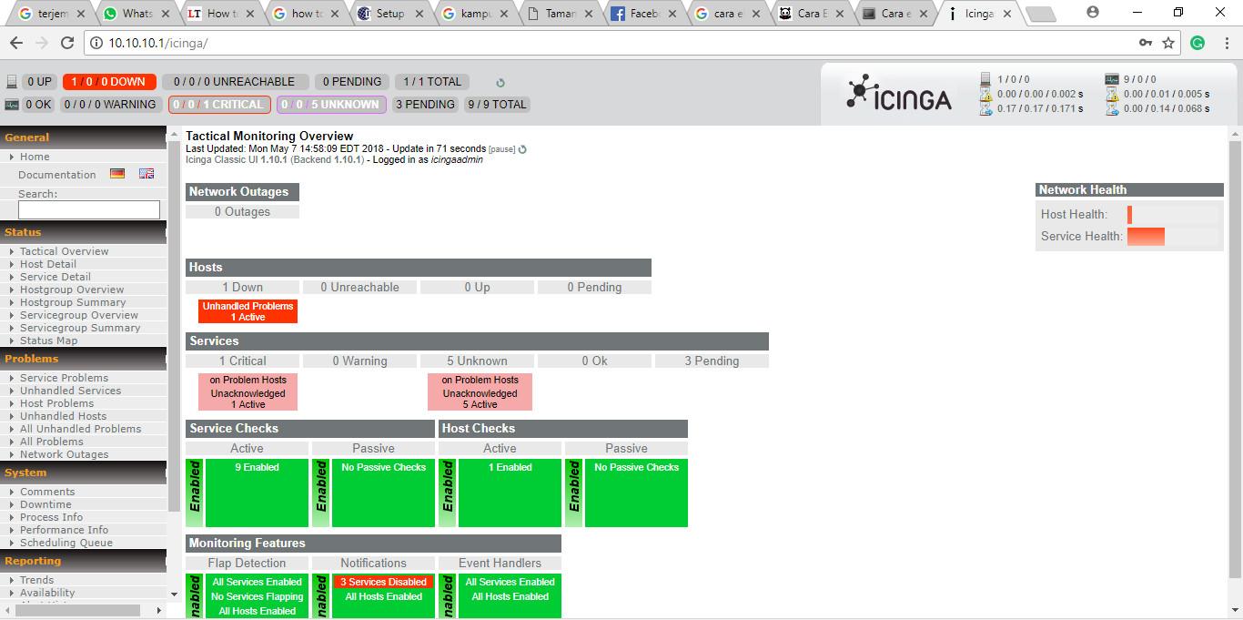 Install  dan  Konfigurasi Icinga 