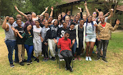 Some of the students who have received Vodacom bursaries in 2018. 