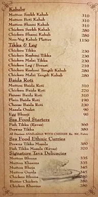 Bademiya Family Restaurant menu 2