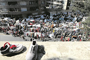 LEFT BEHIND: Hillbrow residents lost their valuables when City of Joburg’s contracted Red Ants Security Services kicked them out of their flats early yesterday. Pic: AYI LESHABANE