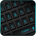 Télécharger Simple Black Blue Keyboard Installaller Dernier APK téléchargeur