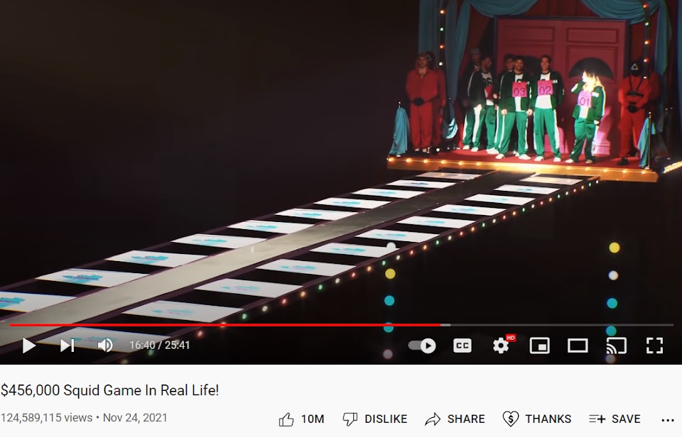 The Irony of MrBeast's Squid Game in Comparison to the Hit Netflix Show