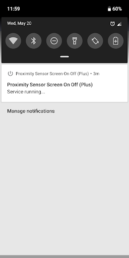 Screenshot Proximity Sensor Screen Lock