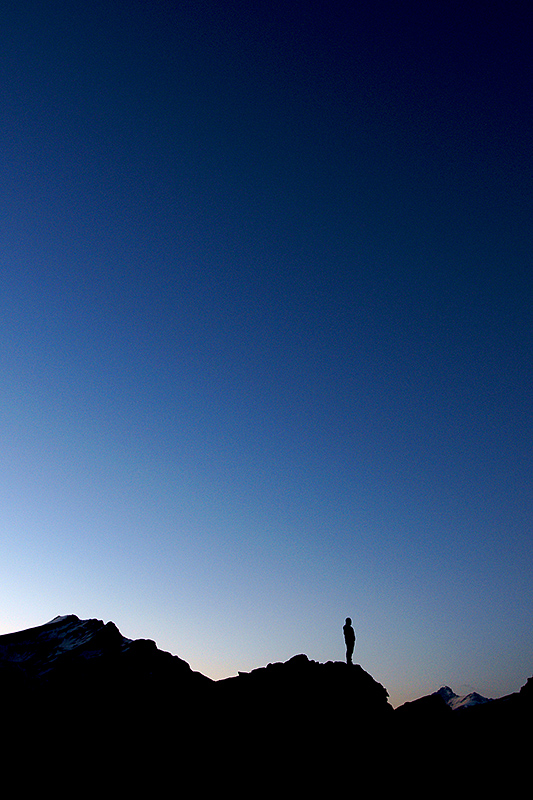 L'uomo e la montagna di gipipa