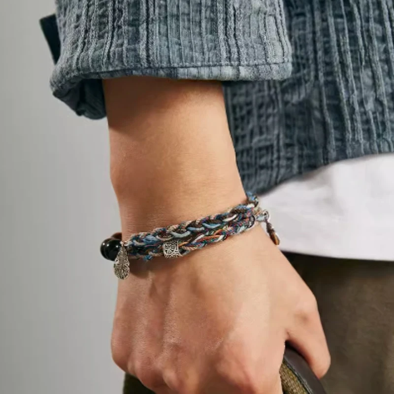 Title 2, Handgeweven 925 sterling zilveren armband voor ...