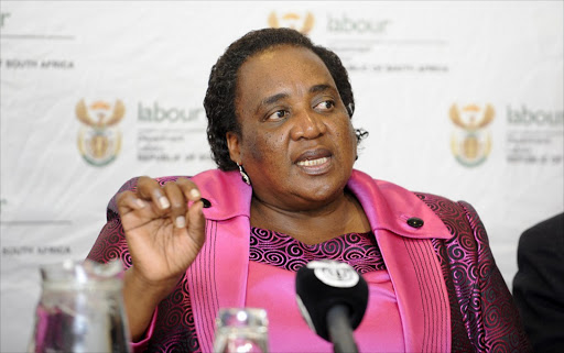 Minister of Labour Mildred Oliphant.